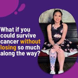 Imagine surviving cancer without losing so much along the way. For Ada, that meant losing her leg. Diagnosed with osteosarcoma at just 18, Ada had no idea what was to come. After undergoing nine months of chemotherapy, the conversation turned to surgery: amputating her leg above the knee to protect her long-term future. 💬 “No one wants to lose their limbs, but if it’s to reduce the cancer coming back... that’s how I thought of it”, she says. Today, Ada wears her pink and blue prosthetic with pride. But what if treatment didn’t have to take so much from people in the first place? Immunotherapy offers that possibility. Researchers at Peter Mac are exploring how to harness it for rare cancers like osteosarcoma — complex work that relies on sustained support. ⭐ Because gentler treatments don’t just save lives. They protect futures. Read more of Ada’s story: foundation.petermac.org/ada