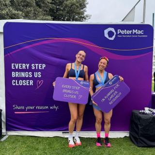 Every step at Brighton Beach Marathon told a story 🏃 For a mum. For a mate. For hope. For a cure yet to come. Our incredible runners laced up in support of Peter Mac Cancer Foundation, carrying the reasons closest to their hearts across the finish line, and helping fund the research and care that makes more stories possible. Thank you to every runner, every donor, and every person who showed up 💜 #SupportPeterMac #BrightonBeachMarathon #RunforResearch #CancerResearch